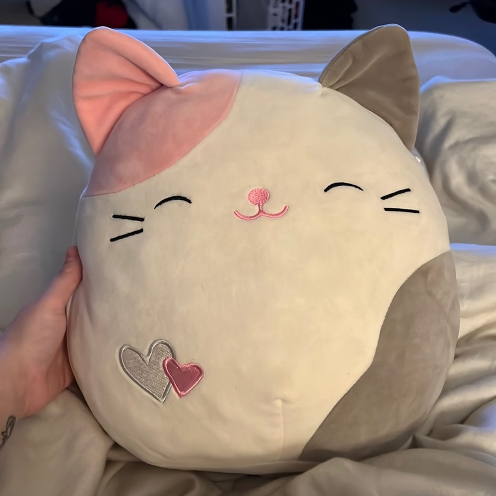 Squishmallow calico cat plush toy